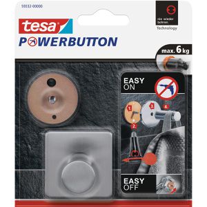 Produktbild für Klebehaken Tesa 59332 Powerbutton Classic Eckig