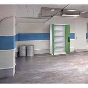 Produktbild für Werkzeugschrank CP-Möbel 8920-052, aus Metall, grau / grün