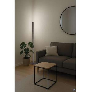 Produktbild für Stehlampe Maul Maulpino colour vario LED, silber, 143 cm