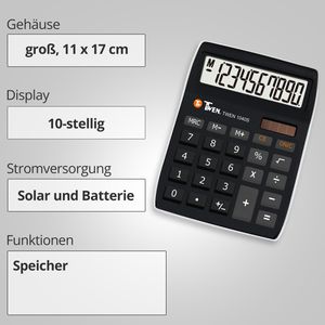 Produktbild für Taschenrechner TWEN 1040 S