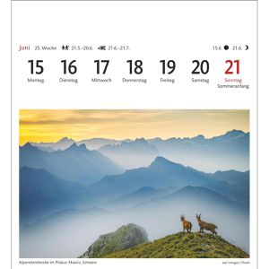 Produktbild für Abreißkalender Harenberg 2105500, Alpen Sehnsuchtskalender