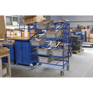 Produktbild für Eurokastenwagen VARIOfit sw-610.300, offene Rahmen