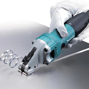 Produktbild für Blechschere Makita JS1601J, gerade &amp; Kurvenschnitte, Elektro