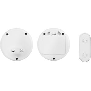 Produktbild für Türklingel Byron DBY-23514, LED, 175m Funk, 2 Empfänger, Set