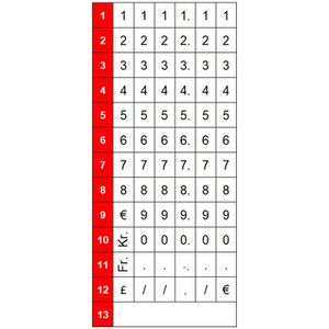 Produktbild für Preisauszeichner METO Basic S 622