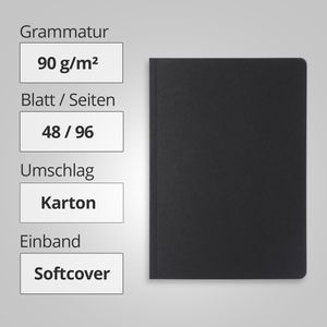 Produktbild für Notizbuch Geiger Tablet-Book, Karton Softcover