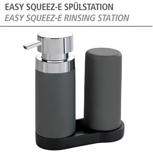 Produktbild für Spülmittelspender Wenko Easy Squeez-e Spülstation, grau