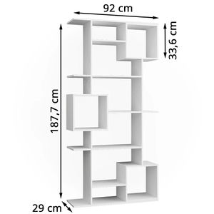 Produktbild für Bücherregal Vicco Cube, weiß