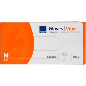 Produktbild für Einmalhandschuhe Abena Classic, transparent, 100 Stück