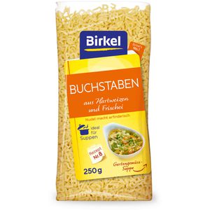Nudeln Birkel No.1 Buchstaben
