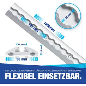 Produktbild für Airlineschiene NTG Standard, Set, zum Schrauben, 2 Stück