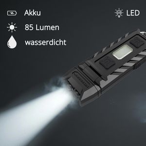 Produktbild für Taschenlampe Nitecore Thumb, LED, aufladbar