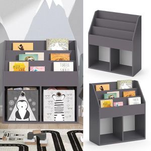 Produktbild für Bücherregal Vicco Luigi, grau