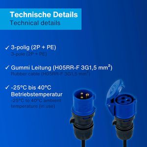 Produktbild für Verlängerungskabel REV-Ritter 577710555, für außen IP44