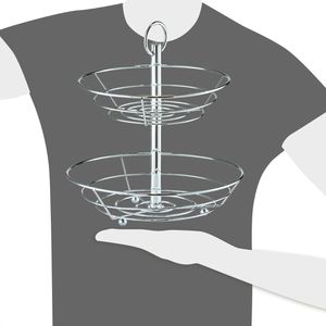 Produktbild für Obstschale Zeller Etagere 27302, Metall