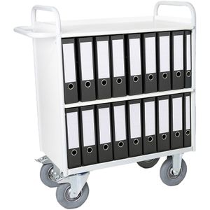 Bürowagen Rollcart B08-7331LB, mit Luftbereifung
