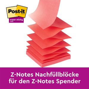 Produktbild für Haftnotizen Post-it Z-Notes Super Sticky, bunt