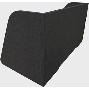 Produktbild für Tischtrennwand Silenti SW800004, anthrazit