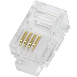 Produktbild für Modularstecker LogiLink MP0017, RJ10