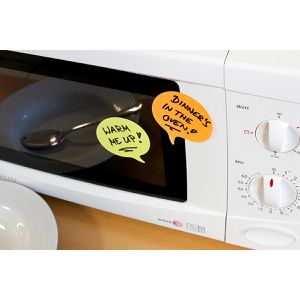 Produktbild für Haftnotizen Info Sticky Notes Sprechblase, neon