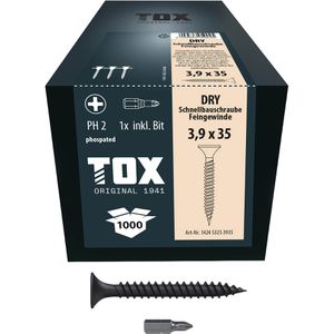 Produktbild für Schnellbauschrauben Tox 142453253935, DRY FG, 3,9 x 35mm