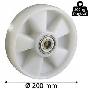 Produktbild für Hubwagen-Rolle Dörner+Helmer bis 800 kg, Polyamid