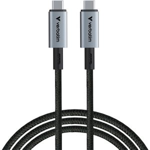 Ladekabel Verbatim USB4, schwarz, 1,2m