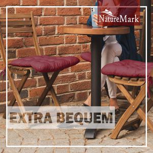 Produktbild für Stuhlkissen NatureMark bordeauxrot, für Außen