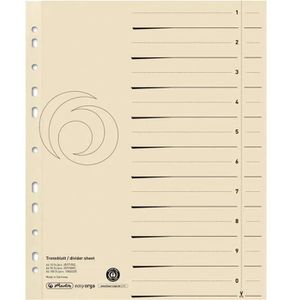 Trennblätter Herlitz 5970009, A4