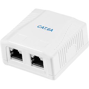 Netzwerkdose LogiLink NP0097, Aufputz