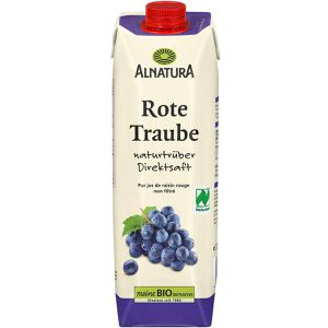 Produktbild für Saft Alnatura Rote Traube naturtrüb, ohne Zuckerzusatz, BIO