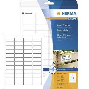 Produktbild für Universaletiketten Herma 10902 Special, weiß
