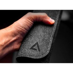 Produktbild für Mauspad DeltaHub Filz Unterlage L, grau