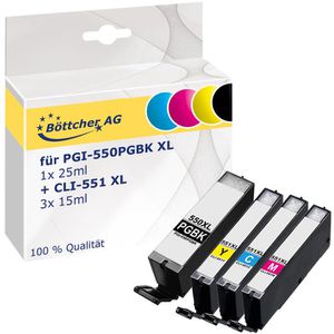 Tinte Böttcher-AG für Canon PGI-550PGBK XL sw