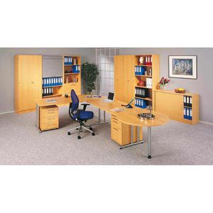 Produktbild für Aktenschrank Hammerbacher N-Serie, aus Holz