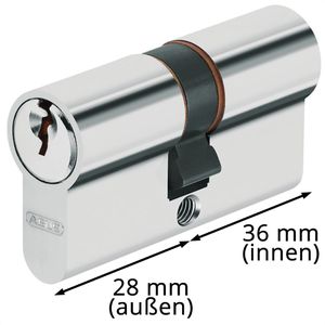 Produktbild für Schließzylinder Abus C73N, mit 3 Schlüsseln