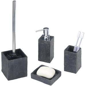 Produktbild für Seifenschale Wenko Slate Rock, anthrazit