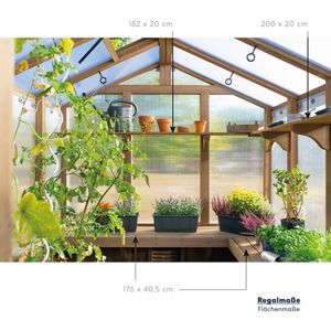 Produktbild für Gewächshaus Westmann Paul, 4,9 m² Fläche