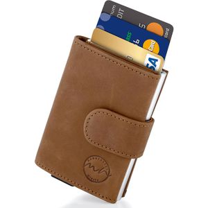 Kreditkartenetui Manufaktur-Nikita POP UP Perfekt, Echt Leder