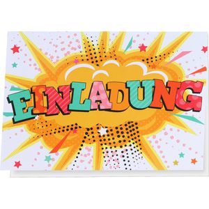 Produktbild für Einladungskarten bsb 417306-2, Knall