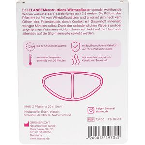 Produktbild für Wärmepflaster ELANEE Menstruation, 2 Stück