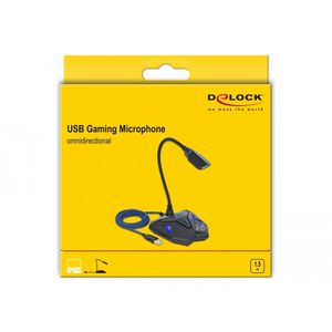 Produktbild für Mikrofon DeLock 66330, schwarz