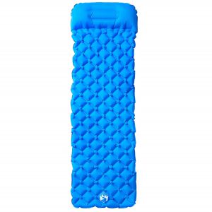 Produktbild für Isomatte vidaXL 4007110, blau, aufblasbar