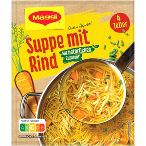 Maggi Fertiggericht Guten Appetit, Suppe mit Rind, 85g