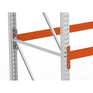 Produktbild für Anbauregal META-Regalbau 200185322 Multipal, für 9 Paletten