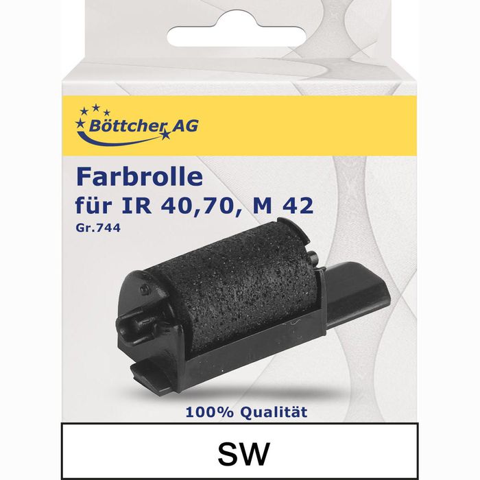 Nastro Inchiostro Farbbandfabrik Per Olympia CPD 5212 - Nero/Rosso, 12.7mm X 6m - Foto 7