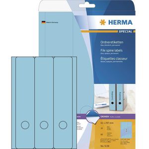 Rückenschilder Herma 5138 Special, blau