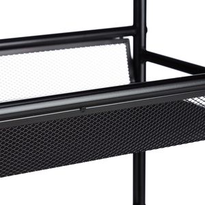 Produktbild für Küchenwagen Relaxdays 10021747, schwarz