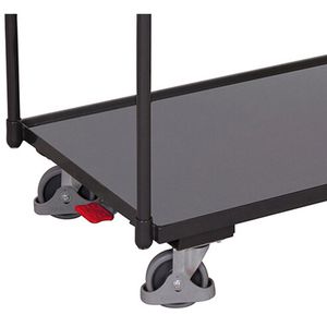 Produktbild für Tischwagen VARIOfit sw-701.500/AG, Metall &amp; Holz
