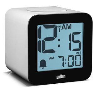Produktbild für Wecker Braun BC25WP-DCF weiß, digital
